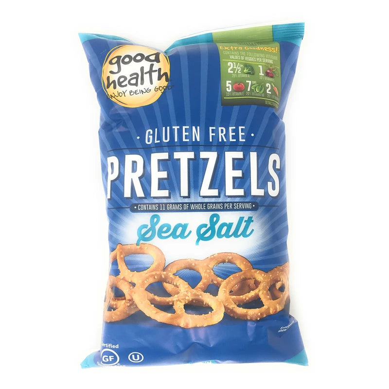 Good Health Gluten Free Sea Salt Pretzels, 8 Ounce Bags (Set of 2)