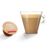 BOX OF NESCAFE DOLCE GUSTO CORTADO DECAF DECAFFEINATED COFFEE PODS