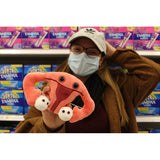 GIANTmicrobes Uterus Plush - Adorable Educational Gift, Detachable Ovaries, Get Well/Medical Health/OBGYN/Surgery/Hysterectomy/Gynecologist Education/Endometriosis/Fertility Gift