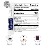 WELLINUS Blueberry Full of Collagen, Jelly Stick, Marine Collagen, Fast Absorbing, Snack, Ultra-Low Weight Molecular Marine Collagen, HACCP Certified, 22.05 oz/Pack of 25