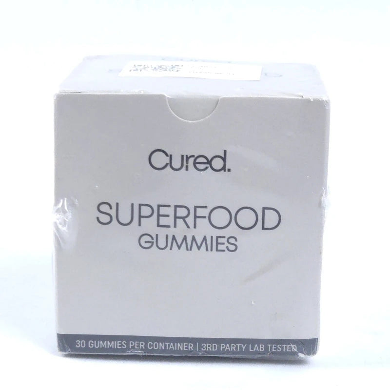 Cured Superfood Gummies 30ct Shilajit Sea Moss Ashwagandha Black Seed Oil