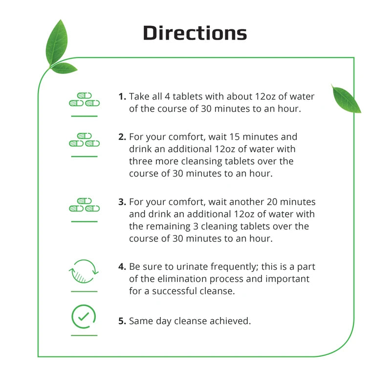 Herbal Clean Herbal Clean - QTabs Same-Day Detox, Portable and Discreet, 10 Tablets