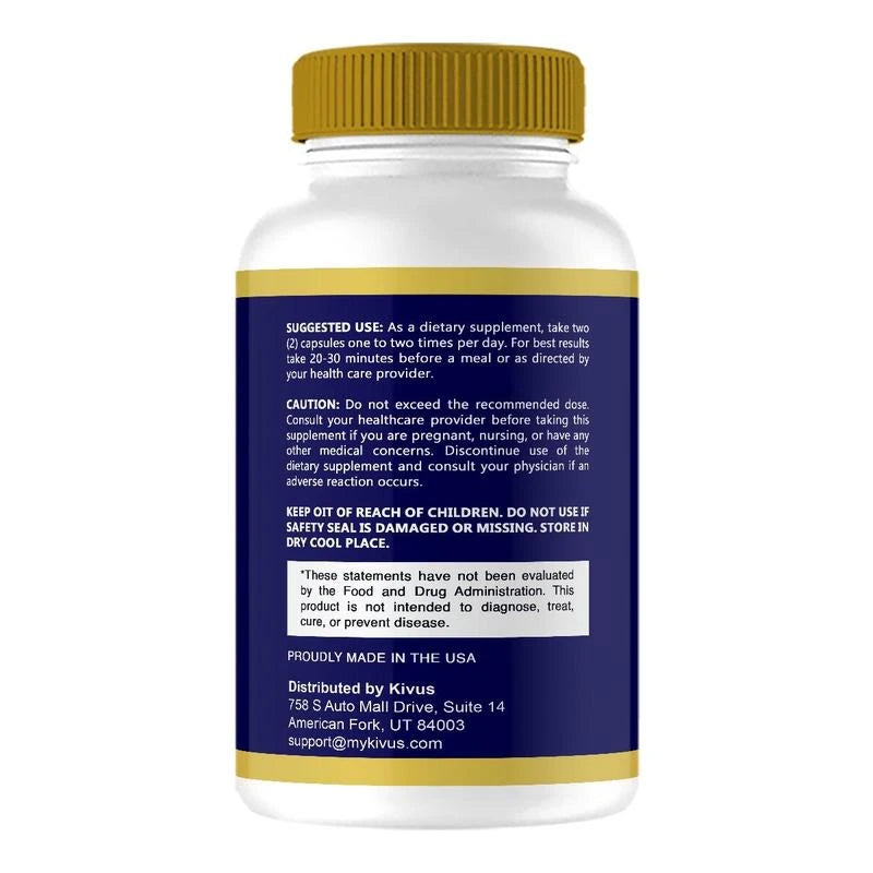 kivus Nerve Forte - Nerve Forte Dietary Supplement, 60 Capsules - Specification: Default