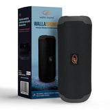 WallaSound Bluetooth Speaker & FM Radio - IPX5 Waterproof Portable Wireless Speaker with BT 5.1, Stereo Sound, Micro SD Card MP3 Player, TWS Pairing & Built-in Mic for Home, Outdoors, Travel