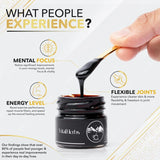 Himalayan Pure Shilajit Resin for Men & Women | High Potency - 85+ Trace Minerals, 75%+ Fulvic Acid, QR for Lab Test Report, 60 Servings for Immune Support & Energy, 2*20g | Gold Graded (2PAC)