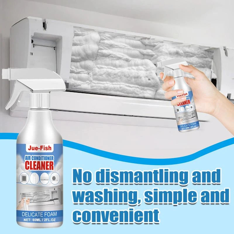 Jue-Fish Air Conditioner cleaner Household air conditioner hanging machine No disassembly no wash Deodorizing descaling foam air conditioner cleaning