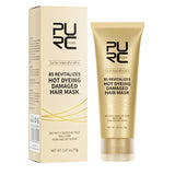 purc Advanced Hair Mask 8s Revitalizes Hot Dyeing Damaged Hair Mask Professional Keratin Treatment Hair Mask Instantly Smooths Frizz Daily Care Perm And Dye Repair Conditioner - Specification: 70g*1