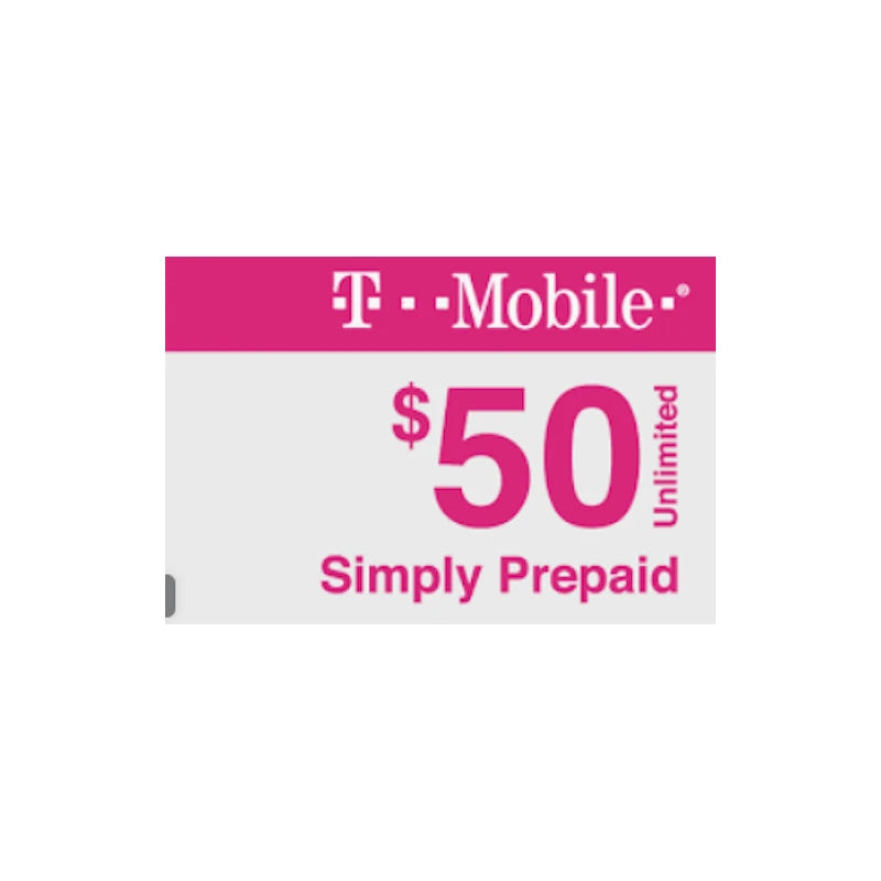 T-Mobile $50 T-Mobile Unlimited 5G  Plan Preloaded Prepaid SIM Card 1st Month Month