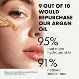 ORGANIC Argan Oil - 100% Pure/Unrefined/Extra-Virgin/Vegan - HAND-HARVESTED & COLD PRESSED in Morocco - Perfect for Skin/Hair/Nails/Face/Body - GMP-Certified/Dermatologist Approved
