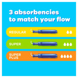 Tampax Compak Pearl Tampons, Regular With Applicator, 16 Tampons (16 x 1 Packs), Leak Protection And Discretion