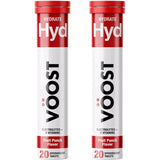 Voost Hydration Electrolyte & Hydration Tablet Fruit Punch 2 Pk 40 Tabs Exp 7/25