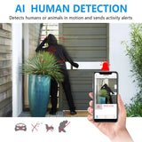 WCFHS Free 64G Smallest Wireless WiFi Battery Camera, Concealed Cam, Coin Size Camera, HD1080P Video Recording Live Feed For Night Vision, Motion Detection, Cloud Storage for Security with iOS Android APP