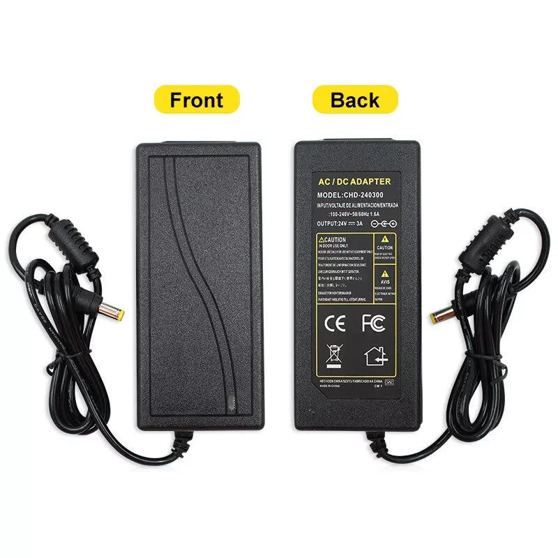 Herdio USB AUX Bluetooth Amp Amplifier Receiver 4 Way Audio+24V 3A Power Adapter