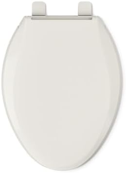 KOHLER 4636-RL-47 Cachet ReadyLatch Elongated Toilet Seat, Quiet-Close Lid, Contoured Seat, Grip-Tight Bumpers and Installation Hardware, Almond