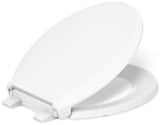KOHLER 4639-RL-0 Cachet ReadyLatch Round-Front Toilet Seat, Quiet-Close Lid, Contoured Seat, Grip-Tight Bumpers and Installation Hardware, White