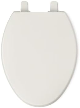 KOHLER K-4774-47 Brevia Elongated Toilet Seatwith Quick-Release Hinges and Quick-Attach Hardware for Easy Clean in Almond