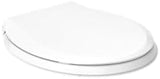 KOHLER 4639-RL-0 Cachet ReadyLatch Round-Front Toilet Seat, Quiet-Close Lid, Contoured Seat, Grip-Tight Bumpers and Installation Hardware, White