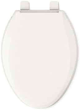 KOHLER 4636-RL-96 Cachet ReadyLatch Quiet Close Elongated Toilet Seat, Soft Close Lid, Compatible with Elongated Toilets, Biscuit