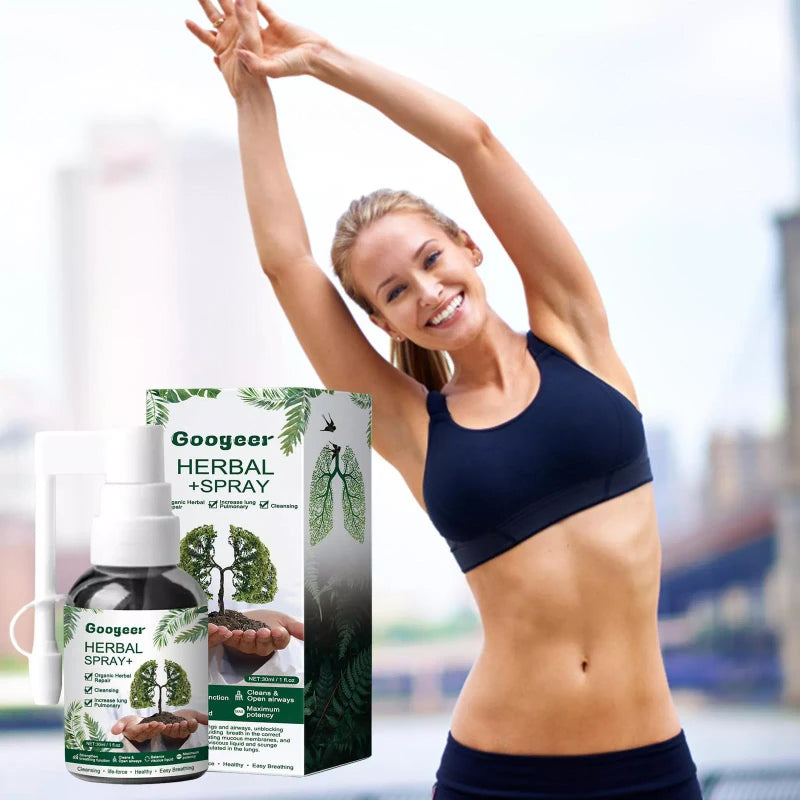 Unbranded Organic Herbal Lung Cleanse & Repair Nasal Spray Pro-30ml