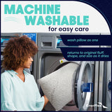 EnerPlex Body Pillow for Adults – Adjustable 54 x 20 Inch Shredded Memory Foam Pillow with Plush Viscose of Bamboo Cover