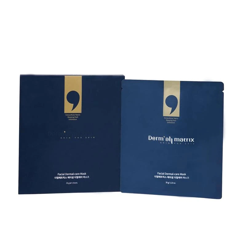 Derm All Matrix Facial Masks (box of 4 masks) - Size: 1 box