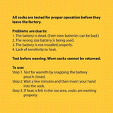 Nordic Gear Unisex Lectra Sox-Electric Battery Heated Socks - Medium - Maroon