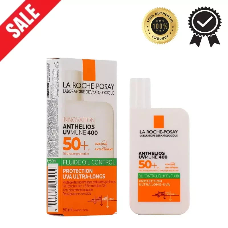 La Roche-Posay Anthelios UVMune 400 Oil Control Fluid SPF50+50 ML 2-PACK