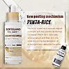 Peel Shot Glow Rice Ampoule Duo White rice ampoule+Black rice ampoule Soft Exfoliating Face and Body Scrub Dead Skin Cells, Blackheads Remover for All