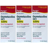 PERRIGO Nasal Decongestant SPRAY MIST Oxymetazoline 12hr  30ml (Pk Of 3 Bottles)