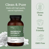 Pure Earth Harmony Pure Chelated Magnesium Glycinate 500 mg - 120 Capsules