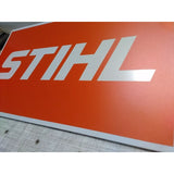 STIHL chainsaw Plaque, garage AlumaBond sign shop decoration