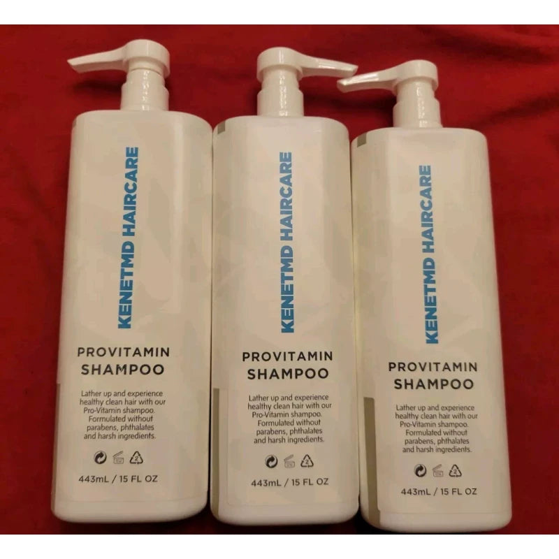 KenetMD Kenet MD Haircare Provitamin SHAMPOO 15 oz  Each, Ghilchrist & Soames Lot Of 3