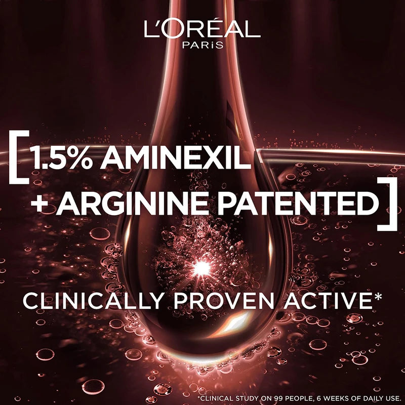 L'OREAL Paris Elvive Full Resist Anti Hair-Fall Serum With Aminexil, Hair Strength Treatment, For Men & Women with Hair Breakage, Scalp Serum, 102ml