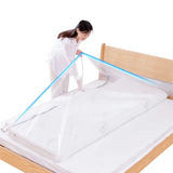 Esoes - Extra Large Vacuum Storage Bags Waterproof Sealable Vacuum Seal Mattress Bag with Zip Reusable Space Saver Bags for Mattress,Super King Size Duvet, No Vacuum Pump (240x120cm)