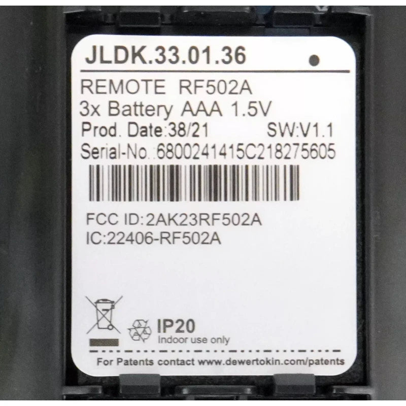 Tempur-Pedic New Silver Tempur-Pedic Extend Breeze Ergo Bed Power Remote Control RF502A