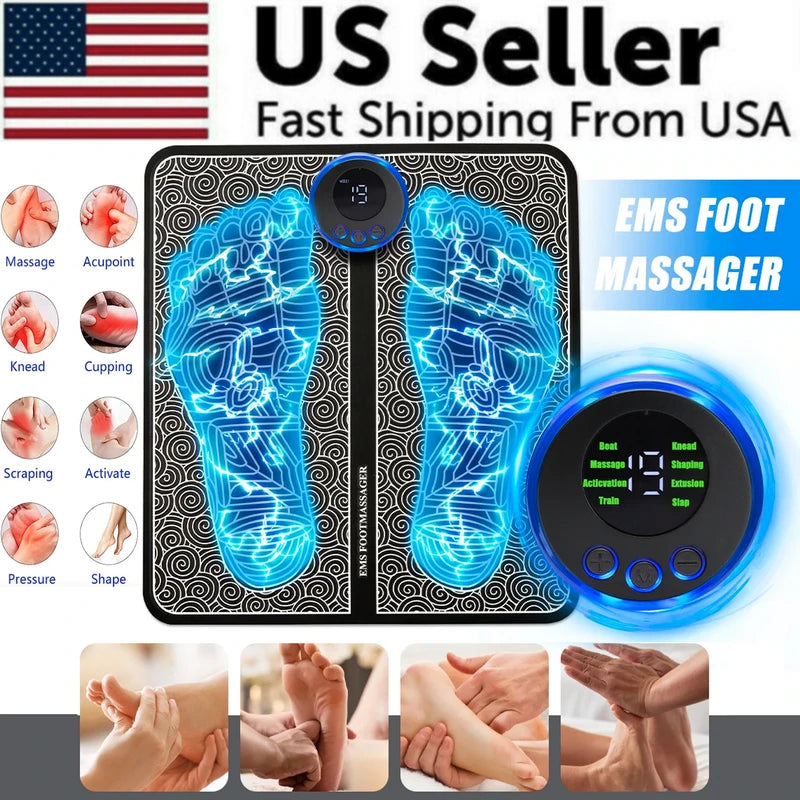 The Perfect Part EMS Foot Massager Leg Electric Deep Reshaping Kneading Muscle Pain Relax Machine