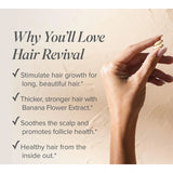 Isagenix Hair Revival - Clinically Effective for Thicker, Healthier Hair - 1 Bottle - 120 ct Tablets