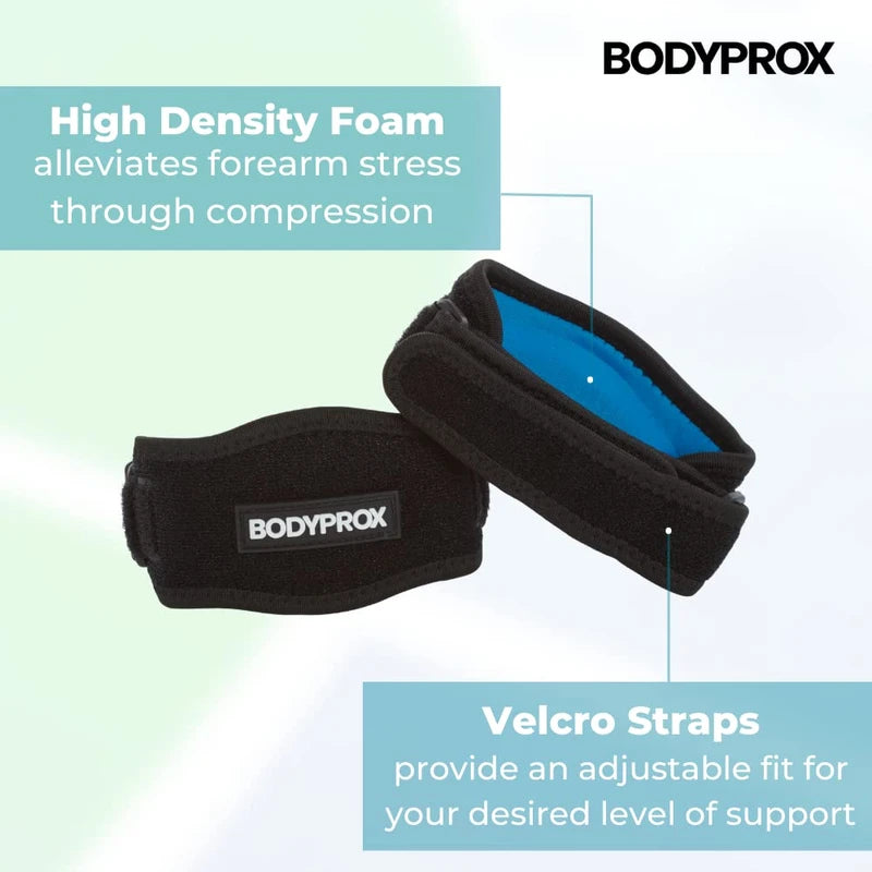 Bodyprox Bodyprox Elbow Brace 2 Pack for Tennis & Golfer's Elbow Pain Relief