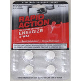 RAPID ACTION ENERGIZE 2-WAY ENERGY/DIET PILLS - 48 CT (12 PACKS OF 4=48 PILLS