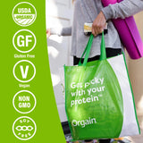 Orgain Organic Vegan Protein Powder, Peppermint Hot Cocoa Seasonal Holiday Flavor - 21g of Plant Based Protein, Non Dairy, Gluten Free, 2g of Fiber, No Sugar Added, Soy Free, Non-GMO, 1.02 Lb