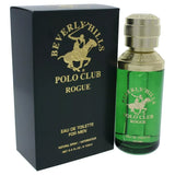 Beverly Hills Polo Club Rogue EDT Spray for Men - 3.4 fl oz - Factory Sealed Box