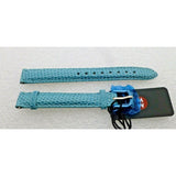 MICHELE Genuine Michele 12mm Blue Lizard  Watch Band Strap New