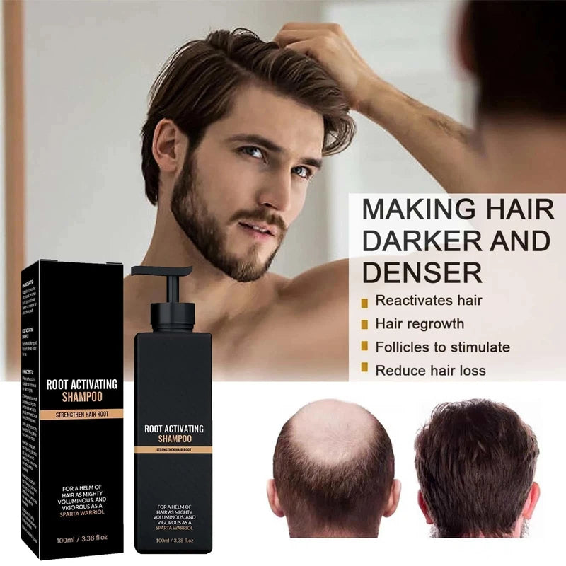 Mane Shampoo for Men & Hair Thickening Shampoo for Men and Women - Reduces Grey Hair, Promotes Natural Darkening & Thinning Hair, Stimulates Hair Regrowth, and Prevents Hair Loss