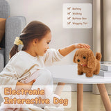 Milow-My Realistic Robot Puppy,Interactive Robot Puppy,Plush Robotic Puppy Ultra Realistic Robot Puppy Robot Puppy That Acts like a Real Puppy Can Walk Bark Shake Head and Tail