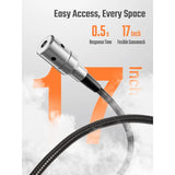 Rechargeable Gas Detector TOPTES PT520A+ Natural Gas Detector, Detects Gas Leaks of Urban Gas, Methane, Propane, LPG, etc., with 17.1 inches (43.5 cm) Detection Probe (Japanese Instruction Manual) - Orange