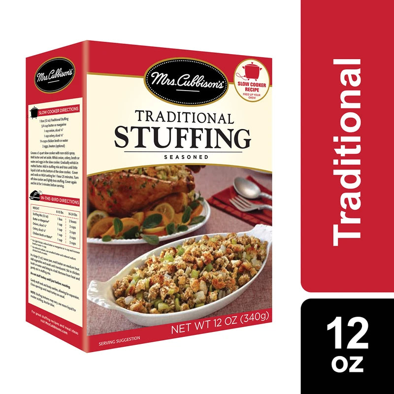 Mrs. Cubbison's Stuffing Mix, Traditional, 12 oz