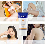 Generic Ehd Sunscreen, Ehd Sunscreen 50, Ehd Sunscreen Cream, Sunscreen for Face Spf 50, Uv Defense Sunscreen, Sunscreen and Moisturizer No Sticky Feeling Even Toned for All Skin Types (1PCS)