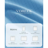 Grounding Fitted Sheets 10% Pure Silver Fiber+90% Cotton, Grounded Sheet Earth Sheets Bedding for Ground Your Body Gain More Energy, (Twin - 39"x 75"x 15" Blue), Grounding Cord Included