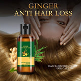Lidoria Ginger Anti Hair Loss 7 Days, Ginger Essential Oil for Hair Growth Stronger and Fuller Hair, Hair Growth Serum for women for Dry Damaged Hair, Thicker Longer Hair (1.2 Oz(Pack of 2))