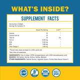 Omega 3 Fish Oil 6000 Mg with Maximum EPA DHA - Supports Brain, Liver, Heart & Immunity - Made in The USA - 150 Softgels